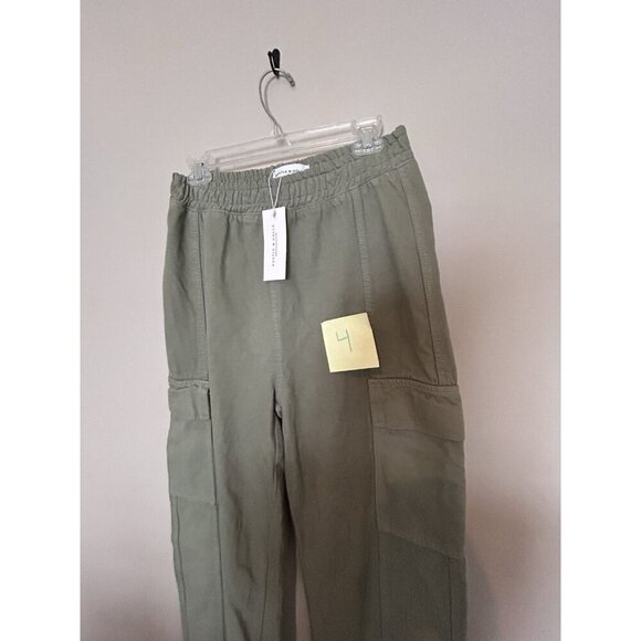 Hustle N Holla NEW Army Green Cargo Pants Wide Leg Large Pockets Jogger Size 6 - Picture 11 of 11